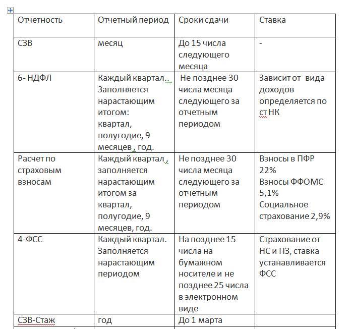 Налоговая отчетность. Виды отчетности. Сроки сдачи - _0.jpg