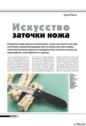 Читать книгу Искусство заточки ножа (продолжение)