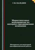 Маркетинговые мероприятия по интернет-продвижению компании - Каледин Сергей